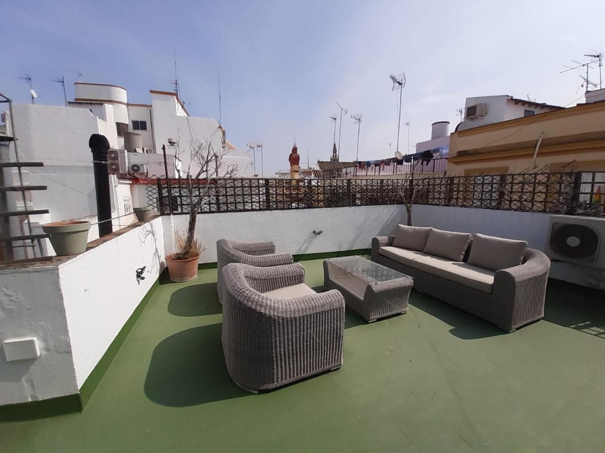Champion Duplex Terrace And Garage Old Town 6 Pax Apartment Sevilla Bagian luar foto